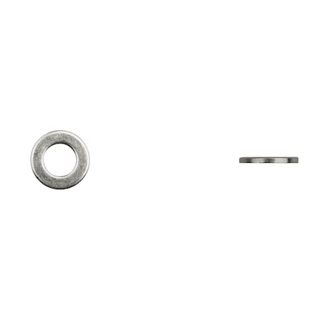 Flat Washer, For Screw Size M8 Bright Zinc Plated Finish MPN:1655PK