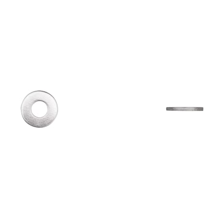 Flat Washer, For Screw Size #12 Bright Zinc Plated Finish MPN:9073PK