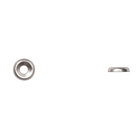 Countersunk Washer, Fits Bolt Size #8, Steel Nickel Plated Finish MPN:9268PK