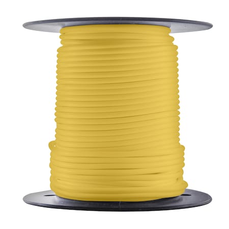 Primary Wire, 18 AWG, Copper, Yellow, PVC Jacket, Stranded MPN:15403