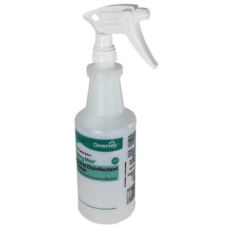 32 oz. Clear, Preprinted Trigger Spray Bottle, PK12 MPN:130256