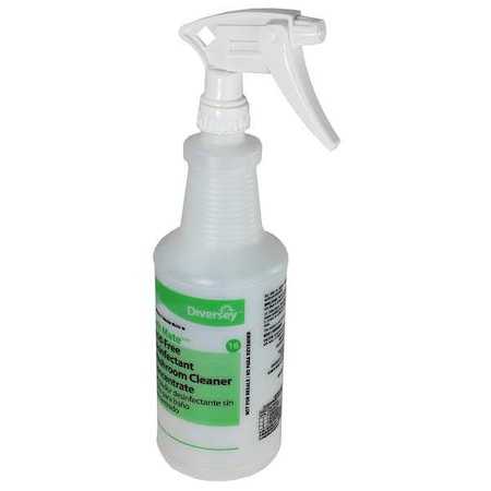32 oz. Clear, Preprinted Trigger Spray Bottle, Color: White/clear, PK12 MPN:130258