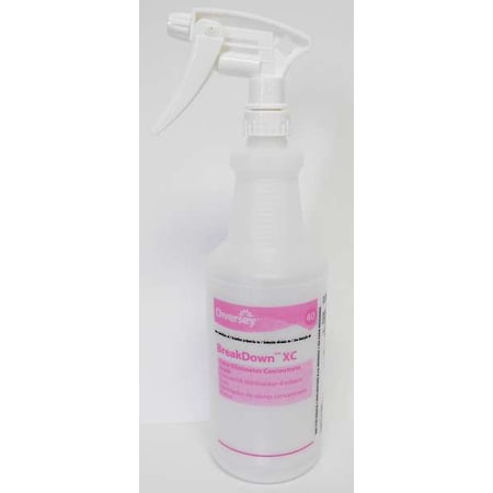 32 oz. Clear, Preprinted Trigger Spray Bottle, PK12 MPN:130262