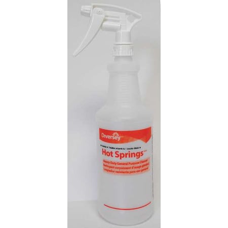 32 oz. Clear, Preprinted Trigger Spray Bottle, PK12 MPN:130264