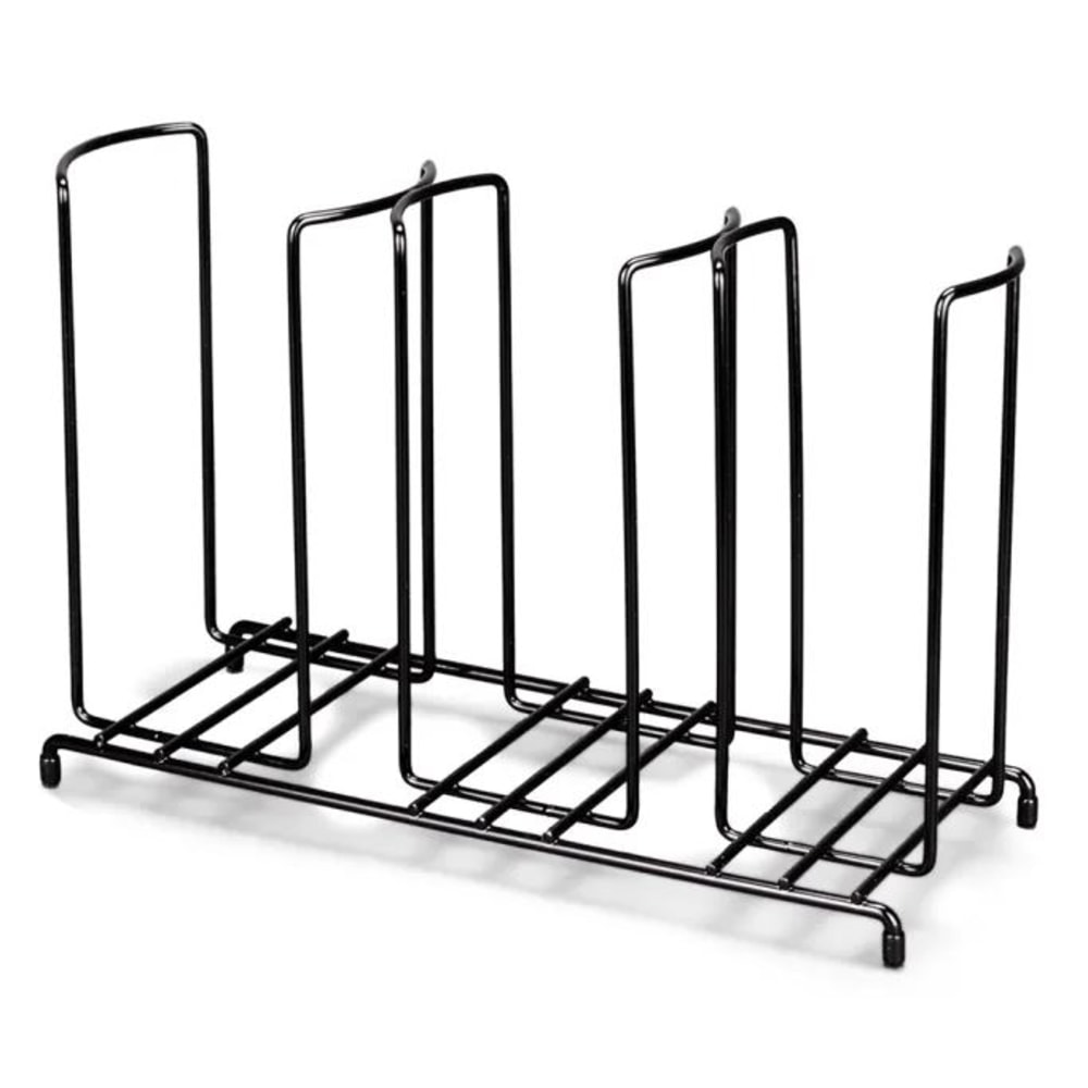 Hoffman Dispense-Rite Counter-Top Wire Form Cup And Lid Organizer, Black MPN:WR-3