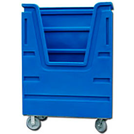 Diversified Plastics™ Heavy Duty Linen Transport Truck 48 Cu. Ft. Capacity Black 7001-BLACK-REGRIND