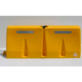 5'L Traffic Barrier Polyethylene Yellow TB5-14