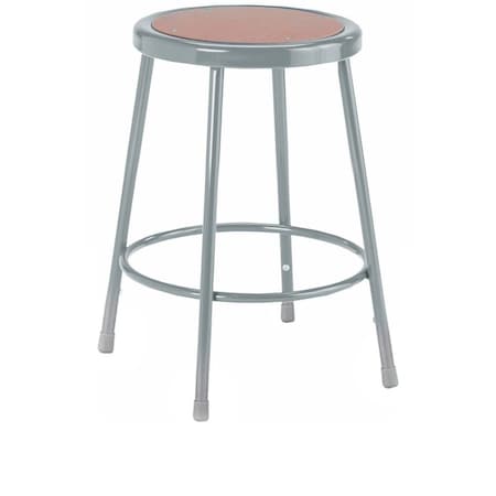 Stool, Steel, Hardboard Seat, 18