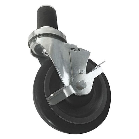 Work Table Caster Kit, 4 pcs., metal, Wood Surface, 5