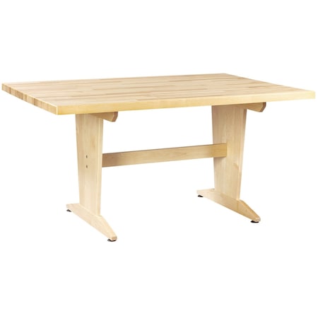 Rectangle Table, Planning, Solid Maple Top, 60