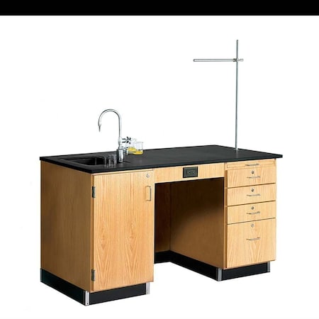 Teachers Desk Instructors Desk, Fixtures, 60