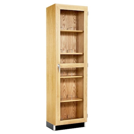 Hardwood, Solid Oak Microscope Storage Case, 24 in W, 84 in H MPN:370-2416K