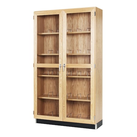Hardwood, Solid Oak Microscope Storage Case, 48 in W, 84 in H MPN:372-4816K