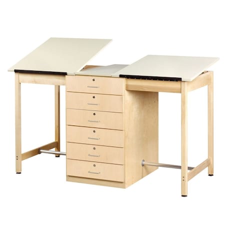 Two-Station Drawing Table TWO STATION DRFTNG/ART TABLE, 32-1/2