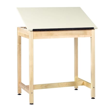 Rectangle Drafting Table, Adjstable Surface, 36
