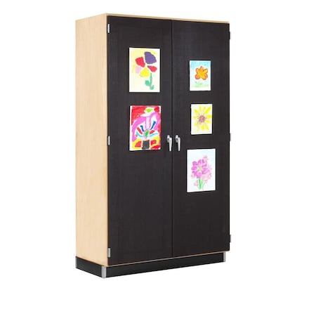 Shelving Storage Cabinet, 84 in H, 48 in W, (2) Fixed, (4) Adjustable Shelves MPN:359-4822M