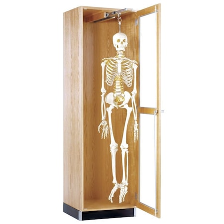 Storage Cabinet, 84 in H, 24 in W, 1 Shelves MPN:375-2422K