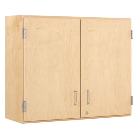 Wall Mount & Shelving Storage Cabinet, 30 in H, 36 in W, 2 Adjustable Shelves MPN:D03-3612M
