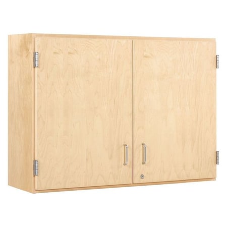 Wall Mount & Shelving Storage Cabinet, 30 in H, 48 in W, 2 Adjustable Shelves MPN:D03-4812M
