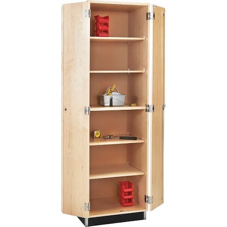 Shelving Storage Cabinet, 84 in H, 24 in W, 6 Shelves MPN:GSC-24