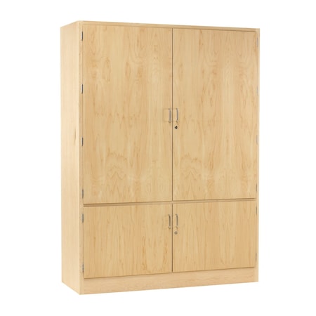 Shelving & Pegboard Storage Cabinet, 84 in H, 60 in W, Swing, (1) Fixed, (2) Adjustable Shelves MPN:TC-4