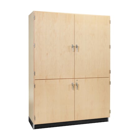 Shelving Tool Storage Cabinet, 84 in H, 48 in W, (1) Fixed, (2) Adjustable Shelves MPN:TETC-40