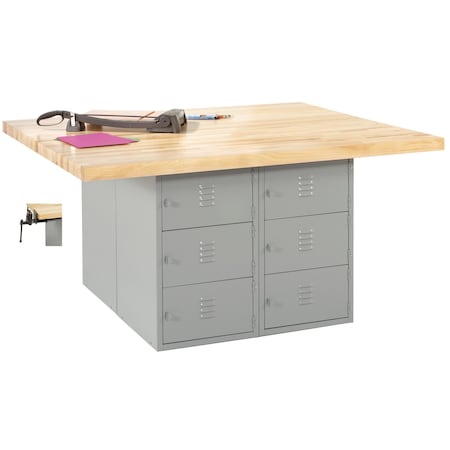 Work Bench With Vise, 64