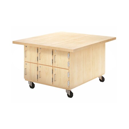 Four Station Mobile Workbench, Maple MPN:WW31C5