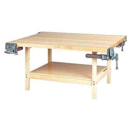 Work Station, Maple, Wood Frame, 31-1/4