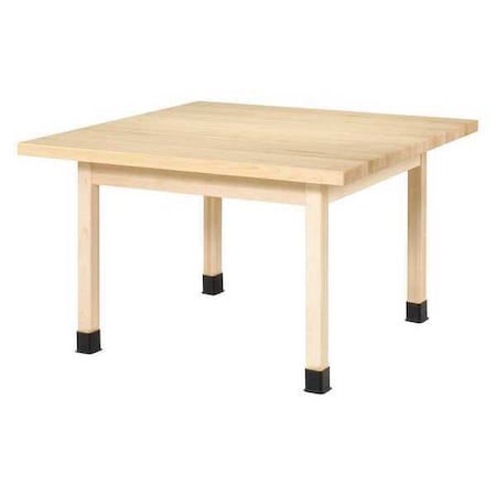 Work Station, Maple, Wood Frame, 500lb.Cap. MPN:WX4-M