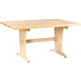 Diversified Spaces Perspective Table with Book Compartment 60