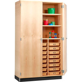 Diversified Spaces Access Tote Tray & Shelf Storage Cabinet 48