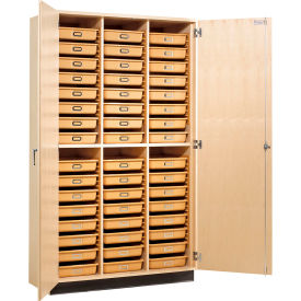 Diversified Spaces Access Tote Tray Storage Cabinet 48