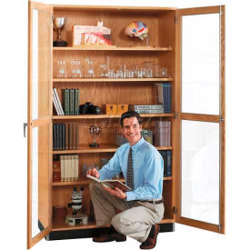 Diversified Spaces Wood Clear Door Storage Cabinet 372-3616- 36