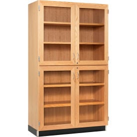 Diversified Spaces Access Tall Storage with Split Glass Doors 48