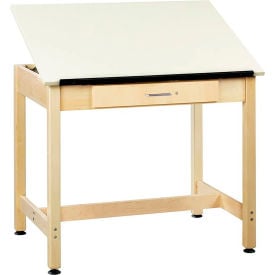 Diversified Spaces Draftsman Drawing Table 1 Piece Top & Drawer 36