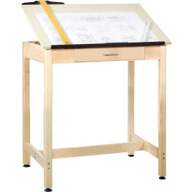 Diversified Spaces Draftsman Drawing Table 1 Piece Top & Drawer 36