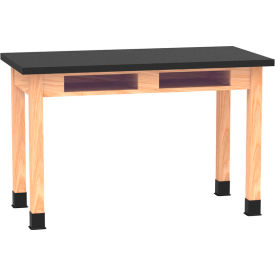 Diversified Spaces DWI-C7102BK30N PerpetuLab Table with ChemGuard Top 48