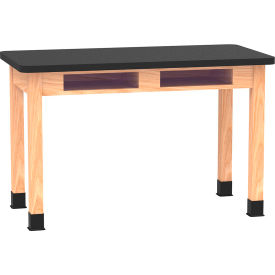 Diversified Spaces DWI-C710LBBK30E PerpetuLab Table w/ Laminate Top 48