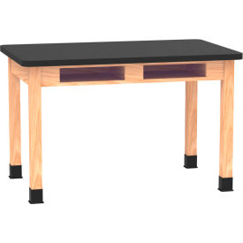 Diversified Spaces DWI-C712LBBK30E PerpetuLab Table with Laminate Top 48