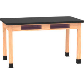 Diversified Spaces DWI-C713LBBK30E PerpetuLab Table with Laminate Top 54