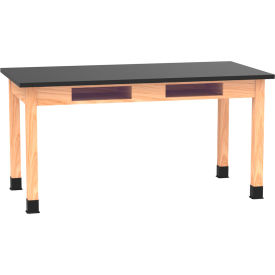 Diversified Spaces PerpetuLab Science Lab Table with Epoxy Top 60