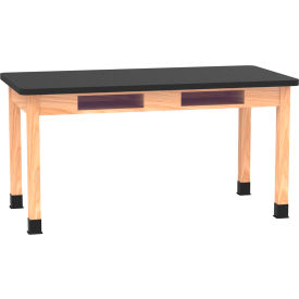 Diversified Spaces DWI-C714LBBK30E PerpetuLab Table w/ Laminate Top 60