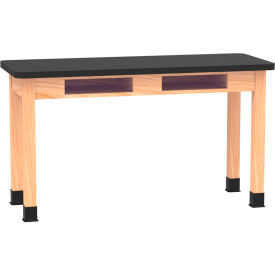 Diversified Spaces DWI-C718LBBK30E PerpetuLab Table with Laminate Top 54