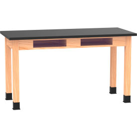 Diversified Spaces DWI-C7206K30N PerpetuLab Table with Epoxy Top 54