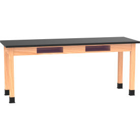 Diversified Spaces DWI-C7306K30N PerpetuLab Table with Epoxy Top 72