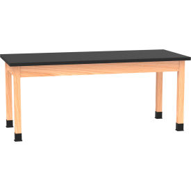 Diversified Spaces DWI-P7152BK30N PerpetuLab Table with ChemGuard Top 72