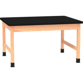 Diversified Spaces DWI-P780LBBK30L PerpetuLab Table with Laminate Top 54