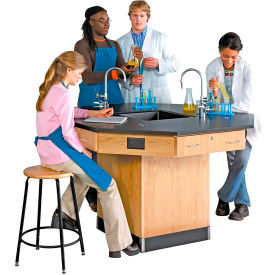 Diversified Spaces Kinetic Workstation Phenolic Top & Sink 62