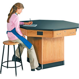 Diversified Spaces Kinetic Workstation with Phenolic Top 62